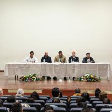 Presidium de la mesa de diálogo del Comité Presa La Vega